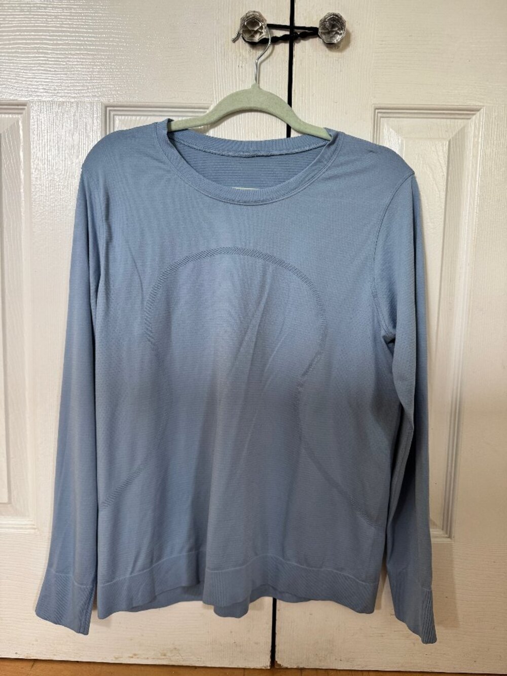 Lululemon Swiftly Tech Relaxed Long Sleeve Top Blue Running Yoga 12/14